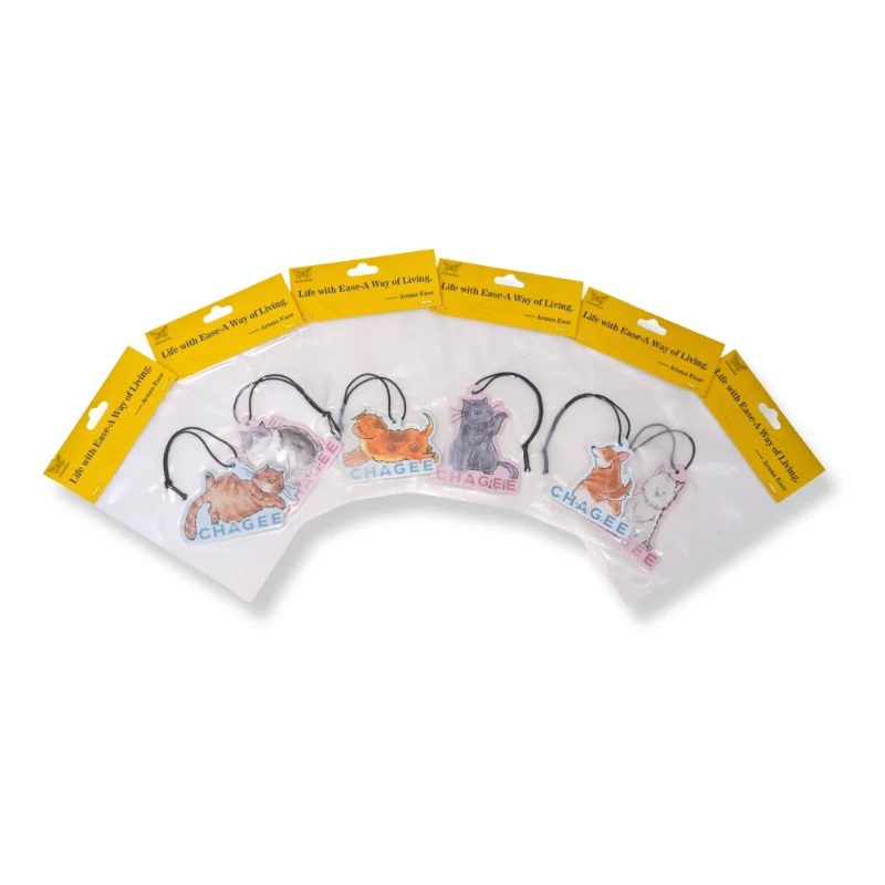 CHAGEE cat series tea-fragrance car air freshener set